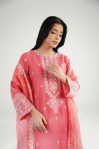 3 Piece Lawn Embroidered Suit (CS0683)