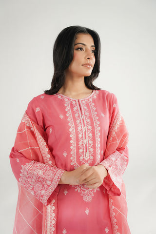 3 Piece Lawn Embroidered Suit (CS0683)