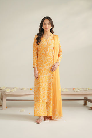 3 Piece Lawn Printed Unstitched Suit (UC0094)