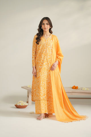 3 Piece Lawn Printed Unstitched Suit (UC0094)