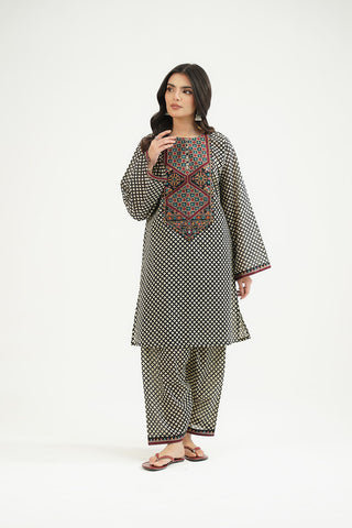 2 Piece Printed Lawn Embroidered Suit (CP0463)