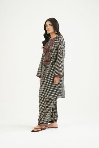 2 Piece Printed Lawn Embroidered Suit (CP0463)
