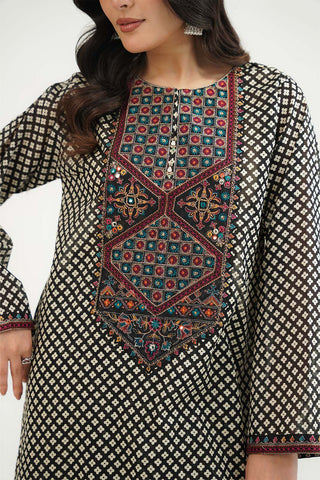 2 Piece Printed Lawn Embroidered Suit (CP0463)