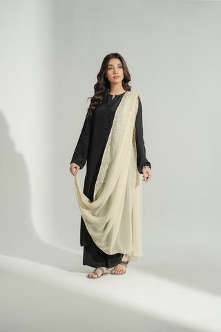 1 Piece Chiffon Embroidered Dupatta (FD0120)