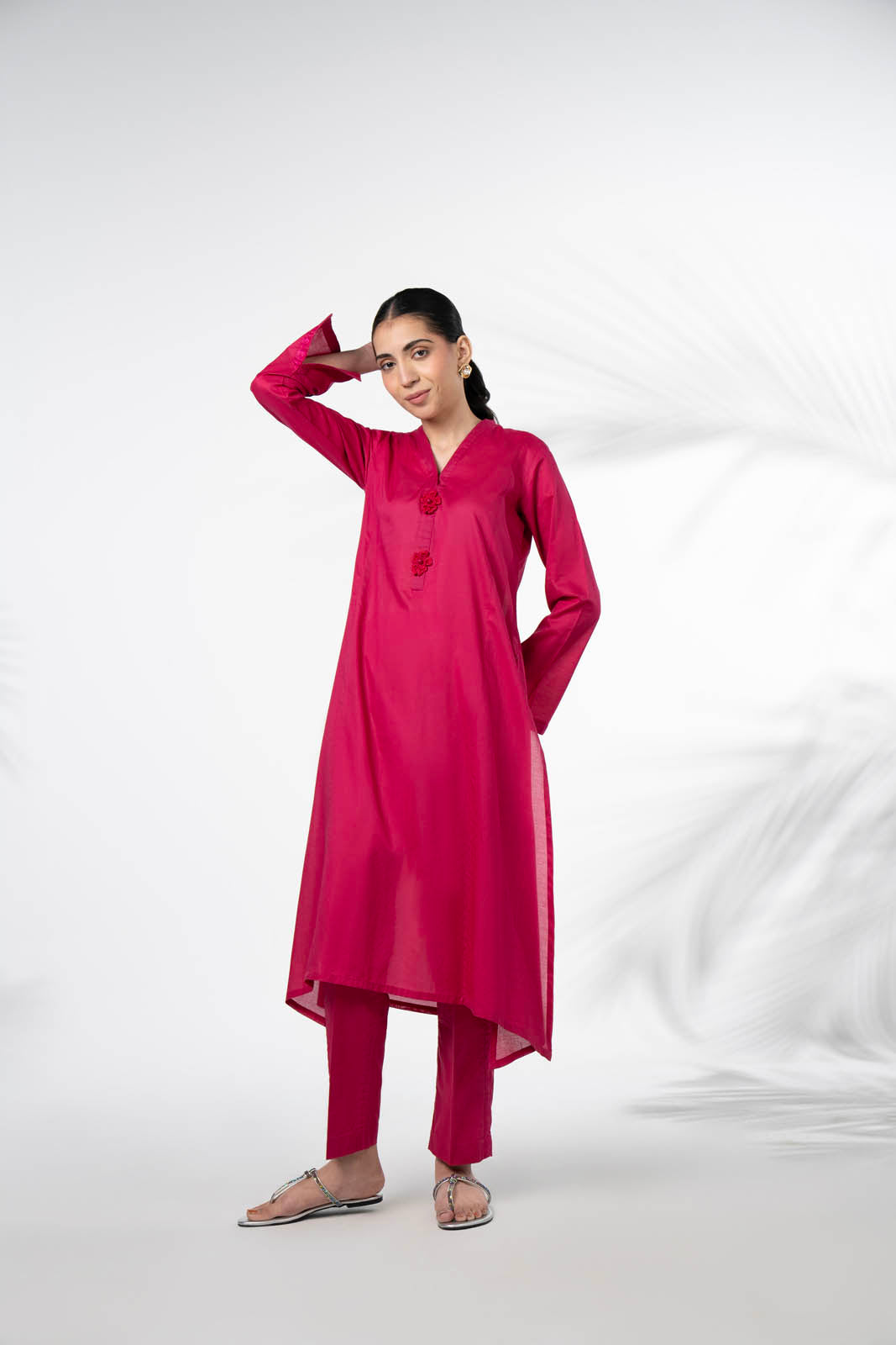 2 Piece Lawn Solid Suit (CP0038)