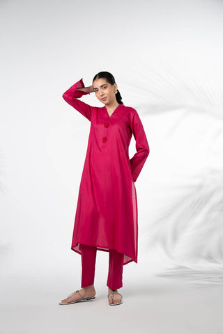 2 Piece Lawn Solid Suit (CP0038)