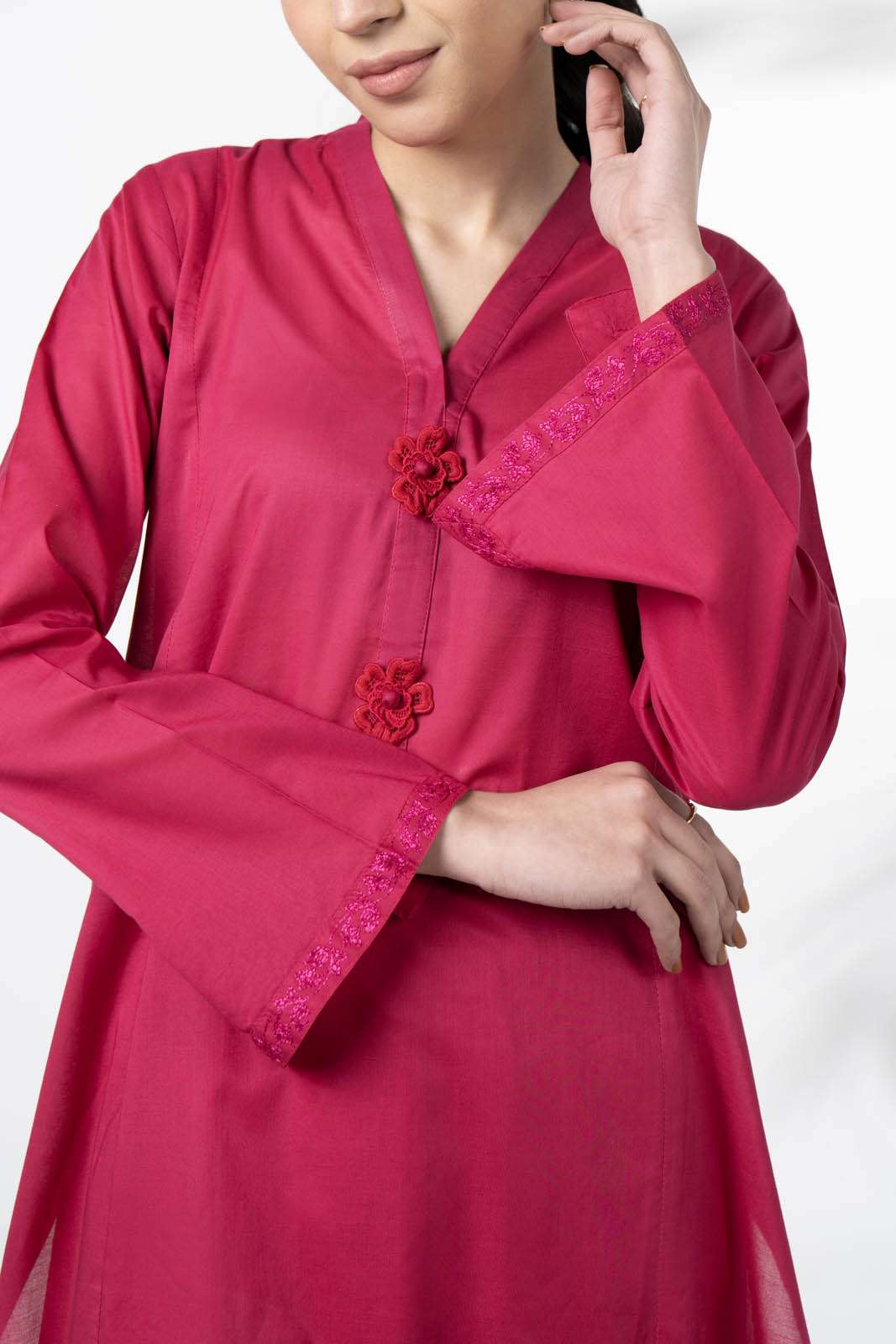 2 Piece Lawn Solid Suit (CP0038)