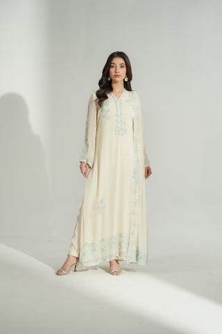 3 Piece Chiffon Embroidered Suit (FL0195)