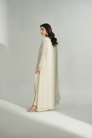 3 Piece Chiffon Embroidered Suit (FL0195)
