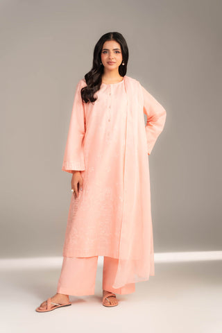 3 Piece Lawn Embroidered Suit (CS0466)