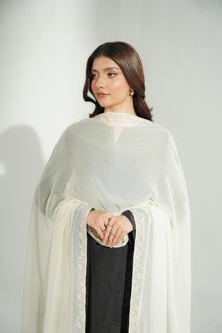 1 Piece Chiffon Embroidered Dupatta (FD0124)