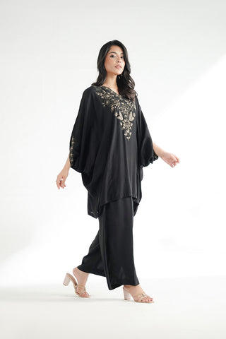 2 Piece Raw Silk Embroidered Suit (FS0203)