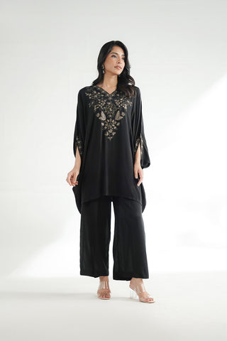 2 Piece Raw Silk Embroidered Suit (FS0203)