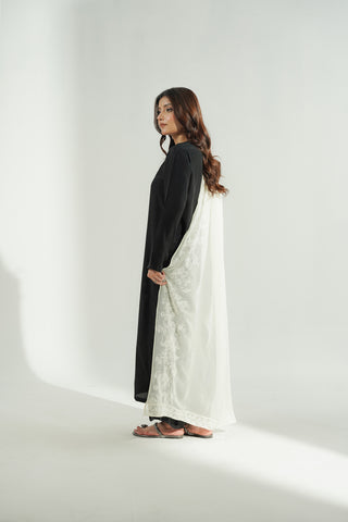 1 Piece Chiffon Embroidered Dupatta (FD0118)