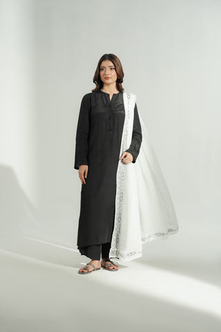 1 Piece Chiffon Embroidered Dupatta (FD0117)