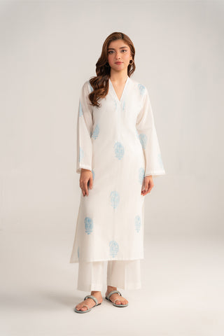 2 Piece Cotton Embroidered Suit (CP0403)