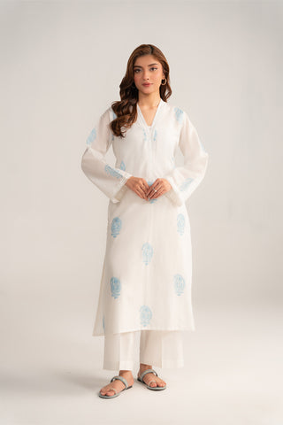 2 Piece Cotton Embroidered Suit (CP0403)