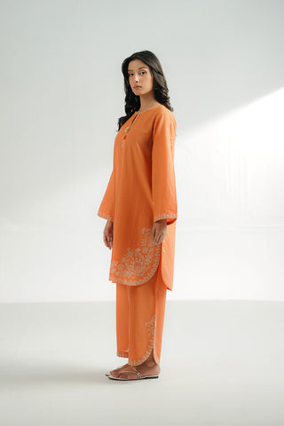 2 Piece Cotton Embroidered Suit (CS0610)