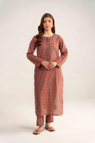 2 Piece Printed Lawn Printed Suit (CP0404)