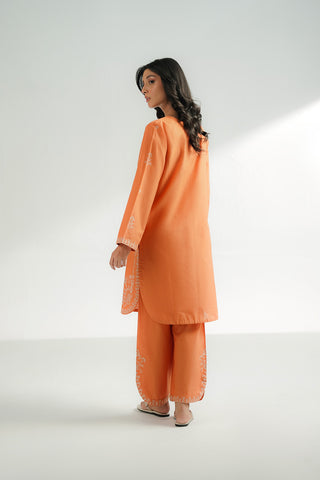 2 Piece Cotton Embroidered Suit (CS0610)