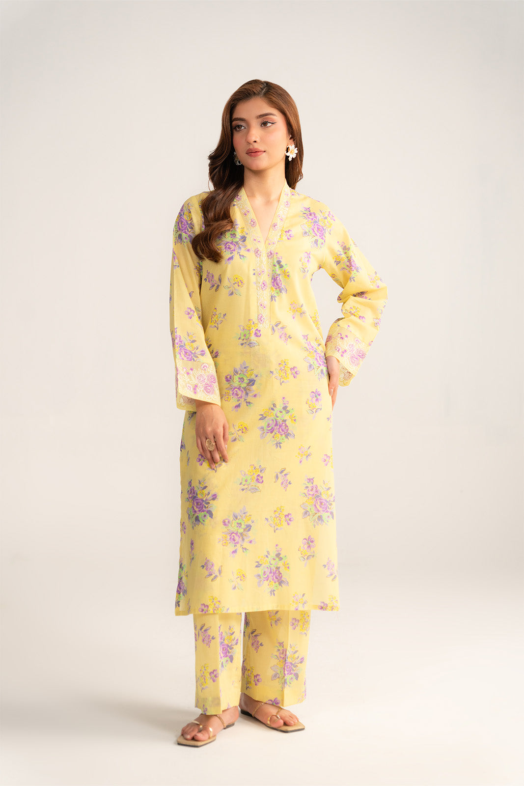 2 Piece Printed Lawn Printed Suit (CP0402)