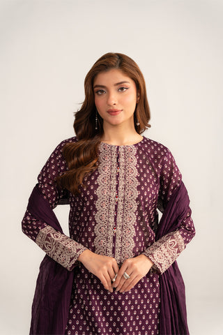 3 Piece Printed Lawn Printed Suit (CP0408)