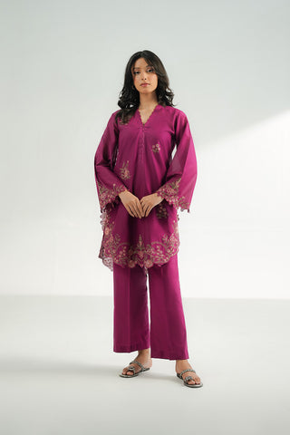2 Piece Lawn Embroidered Suit (CS0572)