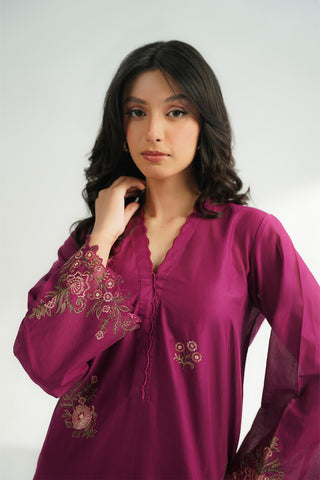 2 Piece Lawn Embroidered Suit (CS0572)