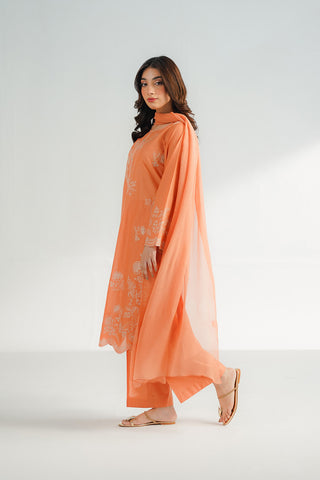 3 Piece Lawn Embroidered Suit (CS0616)
