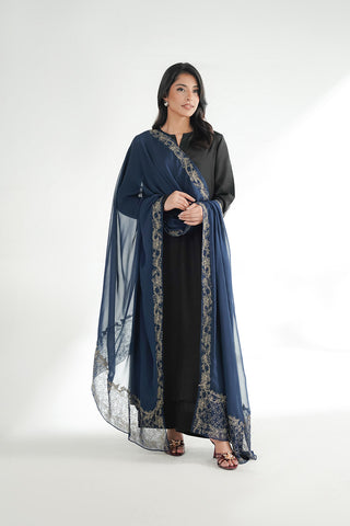 1 Piece Chiffon Embroidered Dupatta (FD0136)