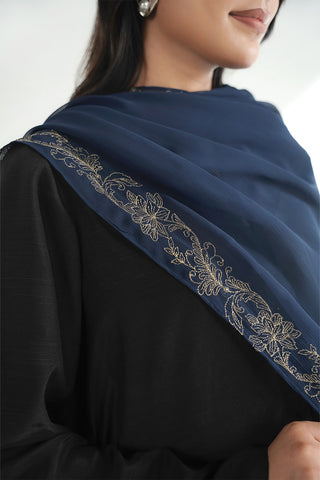 1 Piece Chiffon Embroidered Dupatta (FD0136)