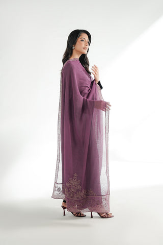 1 Piece Khaddi Net Embroidered Shawl (FH0034)