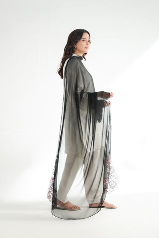 1 Piece Chiffon Embroidered Dupatta (FD0137)