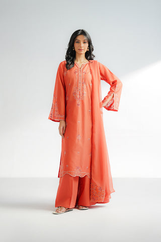 3 Piece Lawn Embroidered Suit (CS0575)