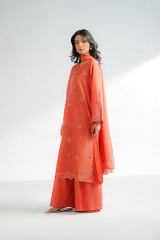 3 Piece Lawn Embroidered Suit (CS0575)