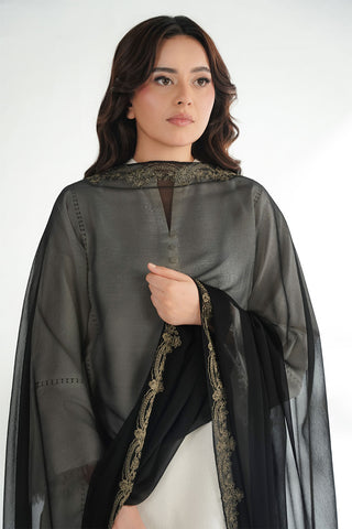 1 Piece Chiffon Embroidered Dupatta (FD0134)