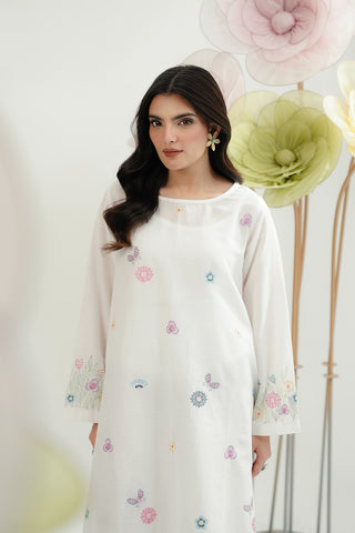 2 Piece Lawn Embroidered Suit (CF0216)