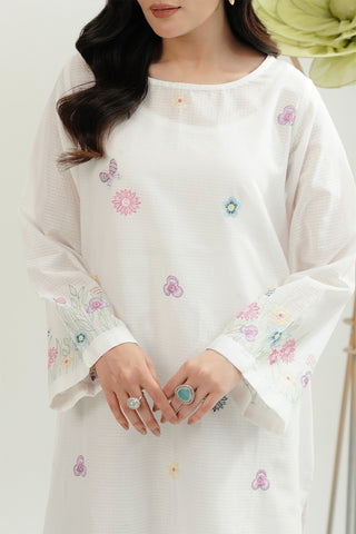 2 Piece Lawn Embroidered Suit (CF0216)
