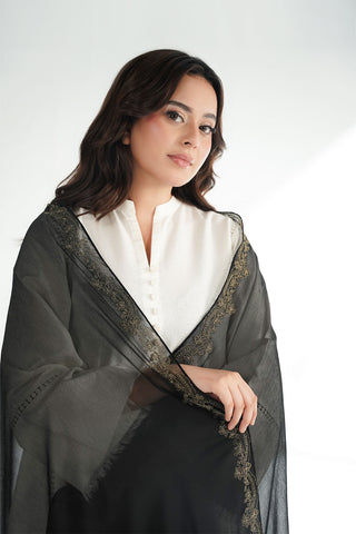 1 Piece Chiffon Embroidered Dupatta (FD0134)