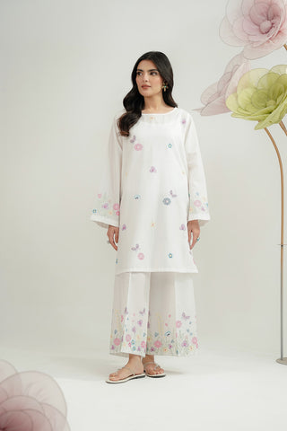 2 Piece Lawn Embroidered Suit (CF0216)