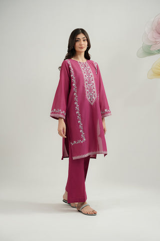 2 Piece Lawn Embroidered Suit (CP0457)