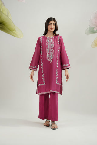 2 Piece Lawn Embroidered Suit (CP0457)