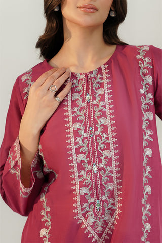 2 Piece Lawn Embroidered Suit (CP0457)