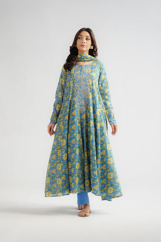 3 Piece Printed Lawn Embroidered (CP0492)
