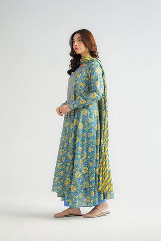 3 Piece Printed Lawn Embroidered (CP0492)
