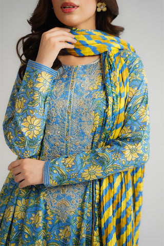3 Piece Printed Lawn Embroidered (CP0492)