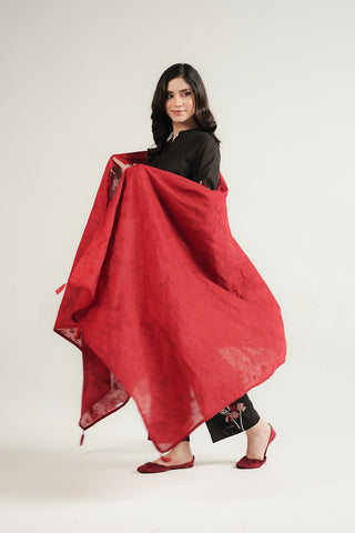 1 Piece Lawn Embroidered Shawl (CH0085)