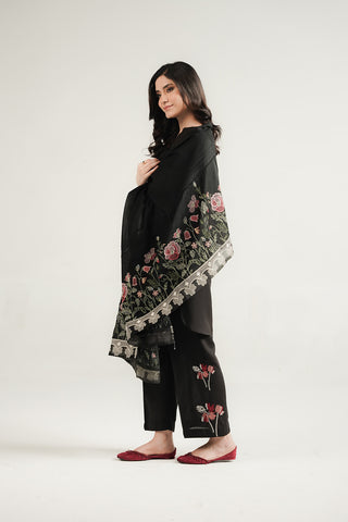 1 Piece Lawn Embroidered Shawl (CH0092)