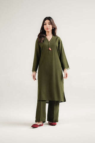 2 Piece Lawn Karandi Solid Suit (CP0538)