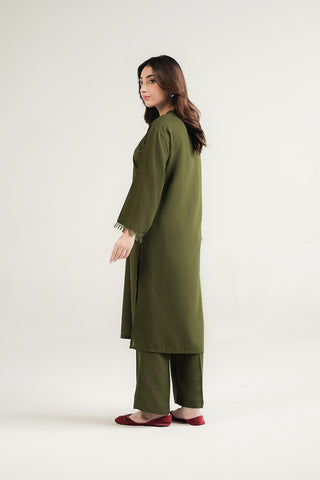 2 Piece Lawn Karandi Solid Suit (CP0538)